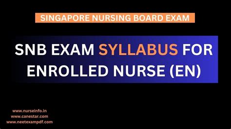SINGAPORE NURSING BOARD ENROLLED NURSE .